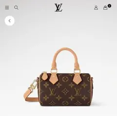 美品 LOUISVUITTON ルイヴィトン LV ナノ・スピーディのサムネイル