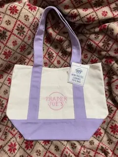 TRADER JOE'S 2025春色　トートバッグ　ラベンダー