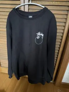 Stussy 8 Ball クルーネック スウェット ブラックのサムネイル