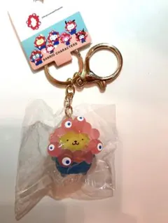 サンリオミャクミャククリアキーホルダー　ポムポムプリン　万博