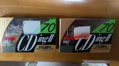 未開封　TDK CDing-II 70 カセットテープ 2本セット