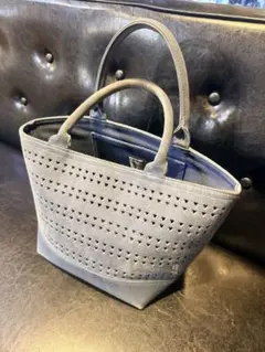 ★最終値下げ★ロンハーマン　ミニトートバック中古　ネイビー系ブルーのサムネイル