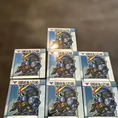 ガンダムMk-Ⅱ　09　ティターンズ仕様　元祖SDガンダム　スナックシール　7枚