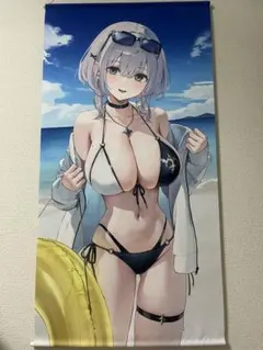 おわた社（わたお先生）　C106 白銀ノエル　膝上タペストリーのサムネイル