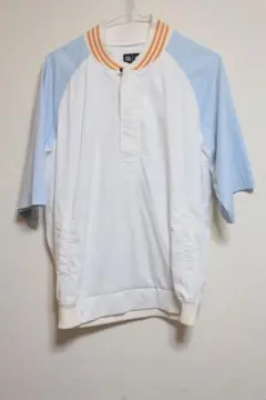 adidas ハーフジップ ポロシャツ M