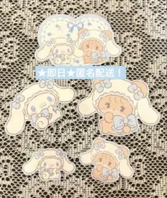 mikko サンリオ コラボ ステッカーセット シナモロール ラテ 5枚セット