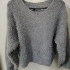 SURVEY グレー ニットセーター M