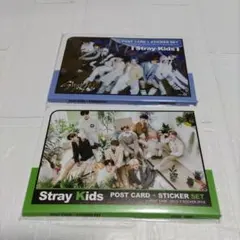 ポラトレカ付【StrayKids】ポストカード12枚+ステッカー3枚セット 2冊
