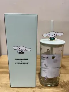 スターバックス】シナモロール ストロー付コールドカップ 16oz - メルカリ