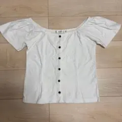 MOUSSY オフショルダーシャツ FREEサイズ