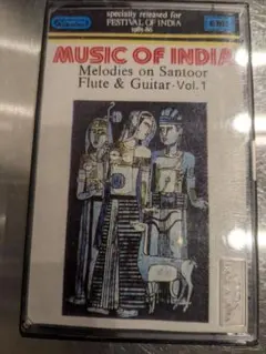 カセットMUSIC OF INDIA: Melodies on Santoor