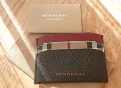 新品未使用☆BURBERRY バーバリー 定期入れ カードケース 入手困難 貴重