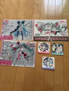 ★*★様 GOODSMILE RACING 初音ミク クリアファイル ステッカーのサムネイル