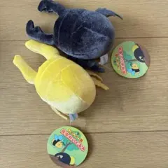 わくわくの森 昆虫ぬいぐるみ 2種セットのサムネイル