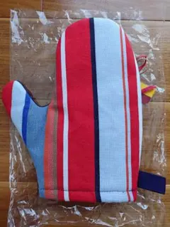 ル・クルーゼ ペアオーブンミトン アイボリー×オレンジ 鍋つかみ 両手