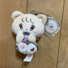 mikko×サンリオ ドーナツデザインマスコット ラテ スクバ ぬいぐるみ