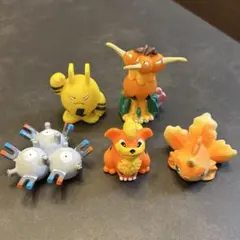ポケモン 初期 ポケモンキッズ 指人形 ソフビ 4個セット レトロ - メルカリ