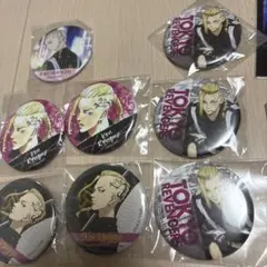 東京リベンジャーズ ドラケン 缶バッジ 8個セットとカード3枚