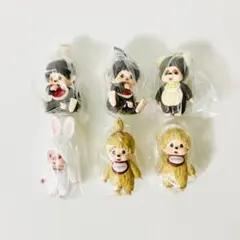 モンチッチ マスコットキーチェーン 3 全6種コンプリートセット