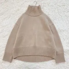 【極美品】ミューズドゥーズィエムクラス ウールカシミヤ5Gプルオーバー タートル