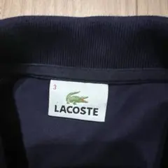 極美品 LACOSTE ラコステ ポロシャツ ネイビー L1212 日本製 3
