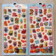 ディズニー　ぷっくりクリアシール　ズートピア2 海外正規ライセンス　2枚セット②