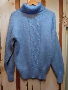 ☆US古着C.WEBB&CO. モヘアニットタートルネックM