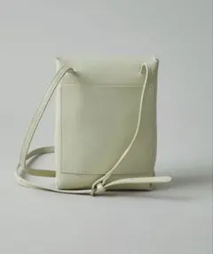 【YAHKI】ライムグリーン レザーショルダーバッグ