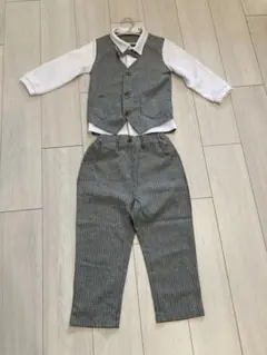フォーマルスーツ 130サイズ グレー
