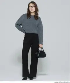 裏起毛 ワイドパンツs