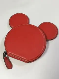 COACH ミッキーマウス型 コインケース 赤　値下げ