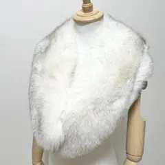 【箱付/試着のみ/新タグ】SAGA FUR ブルーフォックス ショール