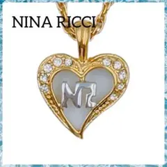 ニナリッチ ■ ハート/NR/ ラインストーン 　ネックレス
