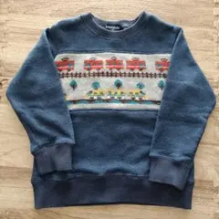 クレードスコープ　電車　薄手トレーナー　100