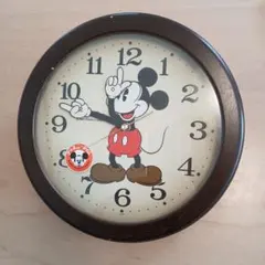 希少 レア 当時物 ディズニータイム ミッキーマウス 壁掛け時計