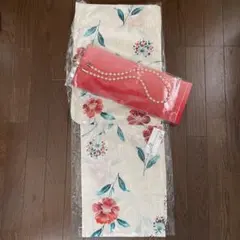 bonheur Saisons 浴衣 帯 パール飾り紐 3点セットのサムネイル