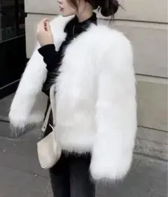エコファーコート ファージャケット(着画あり)