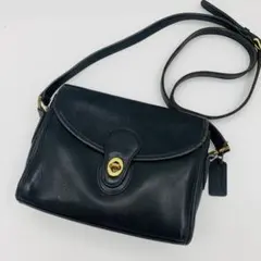 【美品】old coachオールドコーチ グラブタンレザー ショルダーバッグ