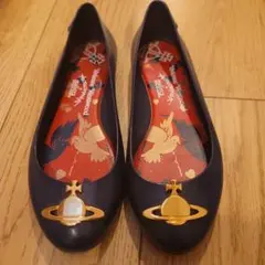 未使用　ヴィヴィアンウエストウッドメリッサパンプス24.5cm ヴィヴィアンウエストウッド アングロマニア×メリッサVivienne