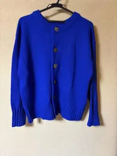 カーディガン　ロイヤルブルー　ロペピクニック　羽織　美品　Ｍサイズ