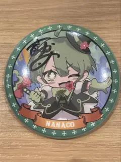 なな湖　ハロウィン　缶バッジ　さかなサイン入り
