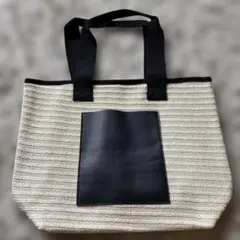 HABA STYLE ラフィア風トートバッグ