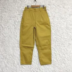 【nougatine】　カラーパンツ　（Ｍ）　ワイドテーパード　マスタード