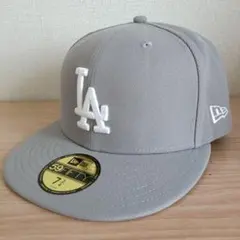 New Era 59FIFTY LAドジャース キャップ グレー 7 3/4