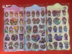 ラブブ　3Dシール　キラキラシール　立体シール　3枚セット