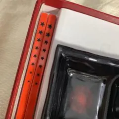 菜箸　メイシーズ　菜箸セット　赤黒モダン　クリスマス　お正月