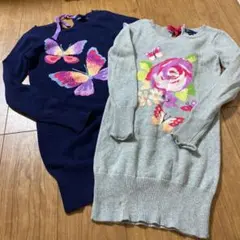 ニットワンピース　2枚組