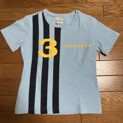 adidas Tシャツ 水色　ピチTのサムネイル