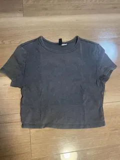 h&m クロップドtシャツ