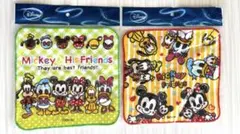 ディズニー　ミニタオル2枚セット